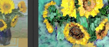 Sunflowers a la van Gogh<br>AF Lesson 10, Part 2 of 2