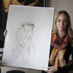 Portrait Sketch of Marianne