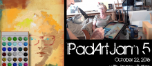 iPadArtJam 5 <br>October 22nd, 2016 <br>Portrait with Art Set Pro