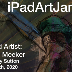 iPadArtJam 44<br>February 6th, 2020<br>Featured Artist Michelle Meeker