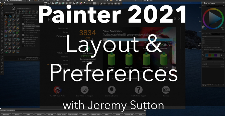 Introduction to Painter 2021<br>2. Layout & Preferences