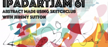 iPadArtJam 61<br>July 14, 2021<br>Abstract made Using SketchClub
