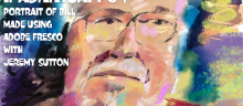 iPadArtJam 64<br>October 13, 2021<br>Fresco Portrait of Bill