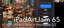 iPadArtJam 65<br>November 16, 2021<br>Procreate 5.2 New Features