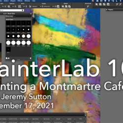 PainterLab 109<BR>Montmartre Cafe<br>November 17, 2021